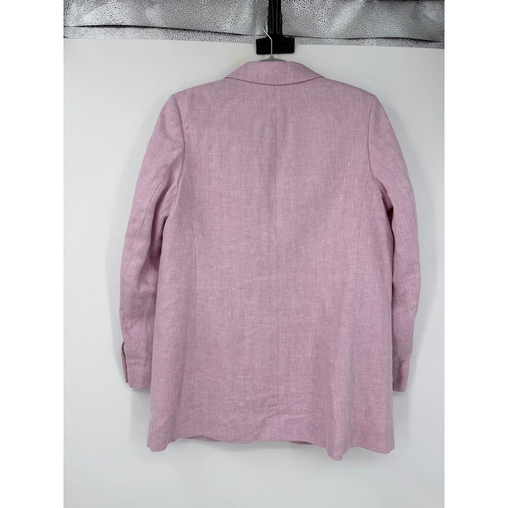 Pink Linen Blazer - Picture 6 of 10